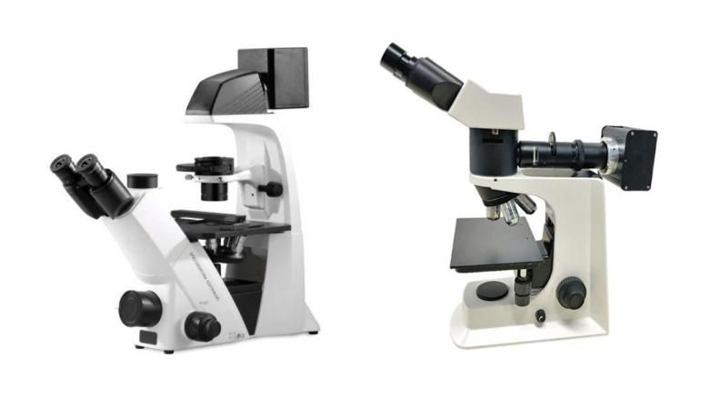 Scopelab inverted microscope and metallurgical microscope