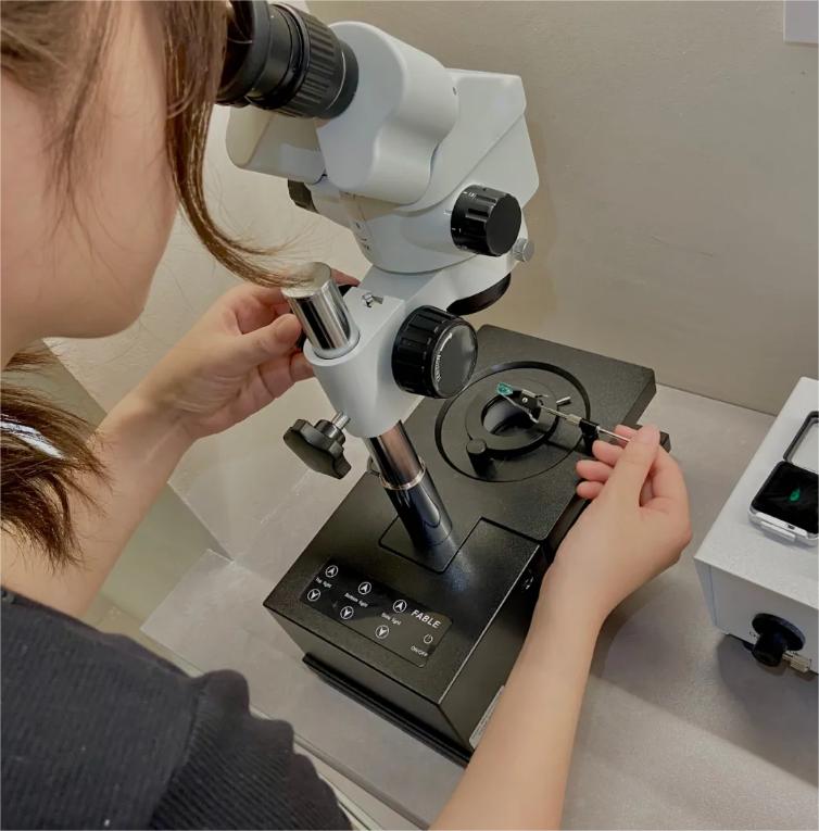 application of stereo microscope